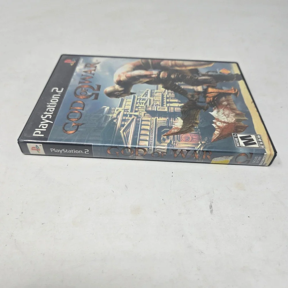 God of War Sony PlayStation 2 PS2 Black Label Complete CIB Kratos Action Game